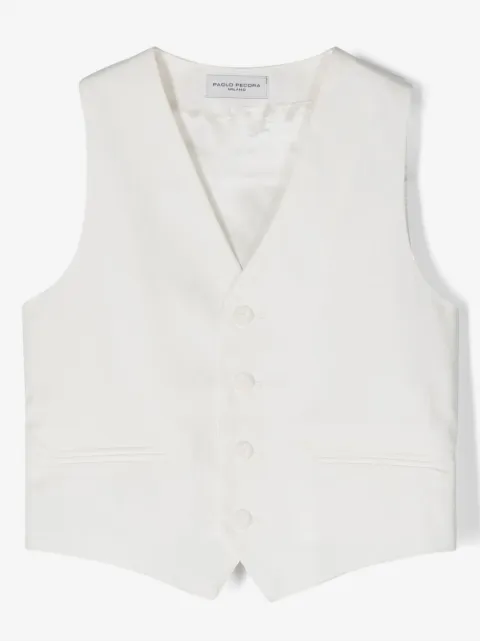 Paolo Pecora Kids single-breasted gilet