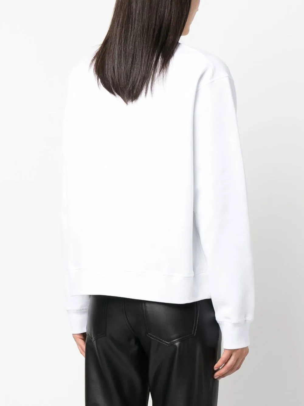 Dsquared2 Icon Print Sweatshirt In White