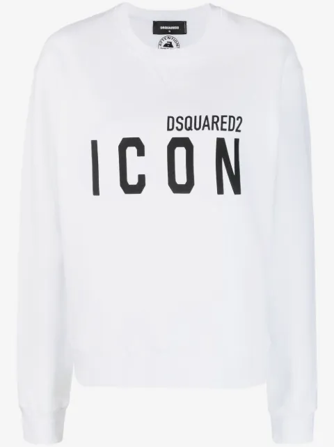 DSQUARED2 Icon-print cotton sweatshirt