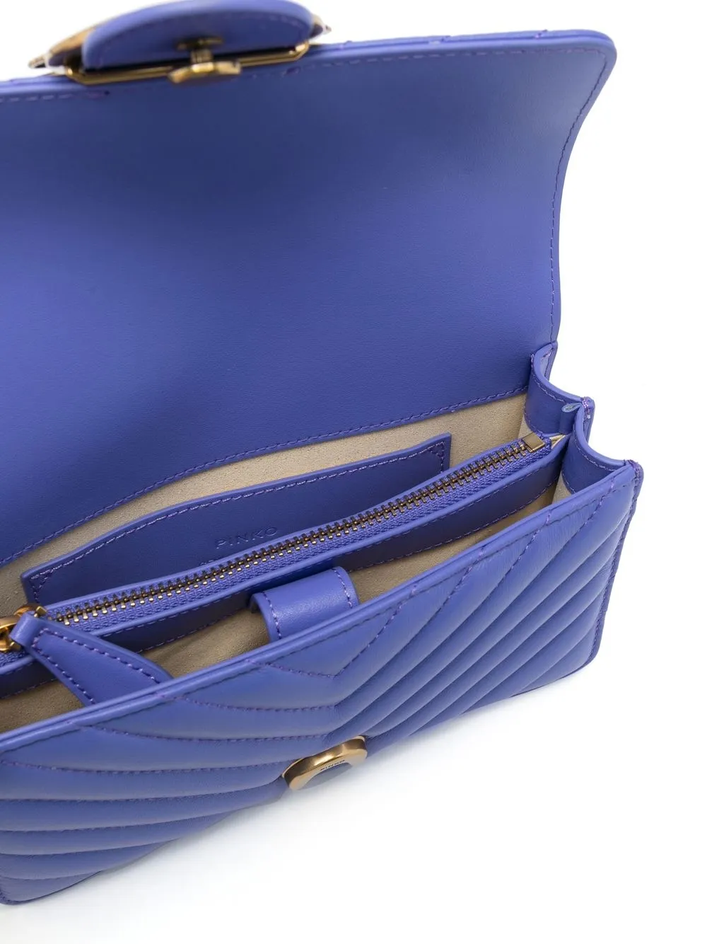 PINKO Quilted Love Bird Crossbody Bag Farfetch