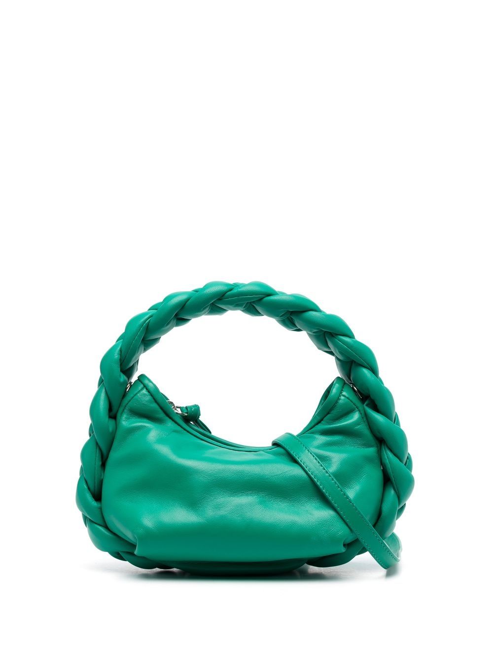 Hereu Braided Handle Tote Bag In Green