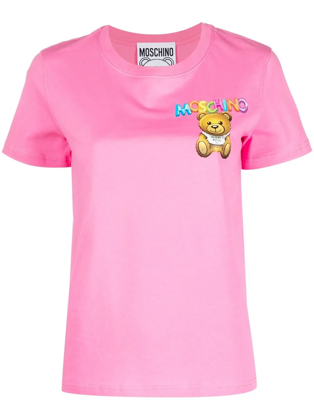 

Moschino Teddy Bear motif T-shirt - Pink