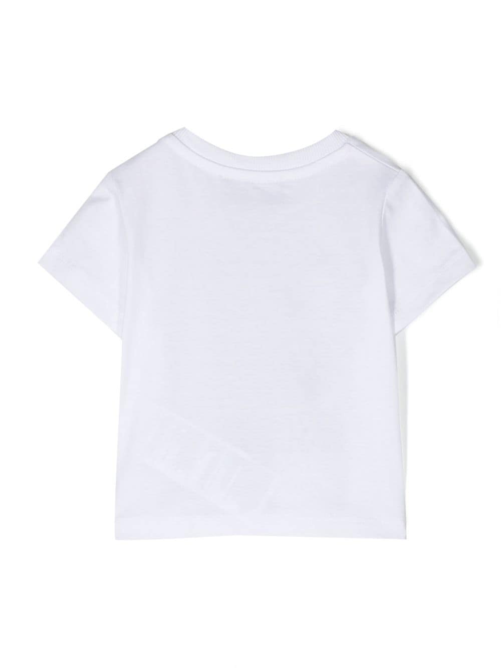 Image 2 of Moschino Kids graphic-print cotton T-shirt