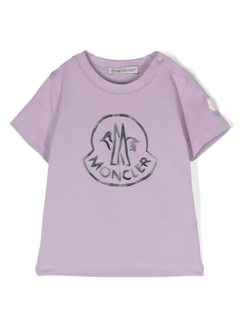 Moncler Enfant logo-print short-sleeve  T-shirt