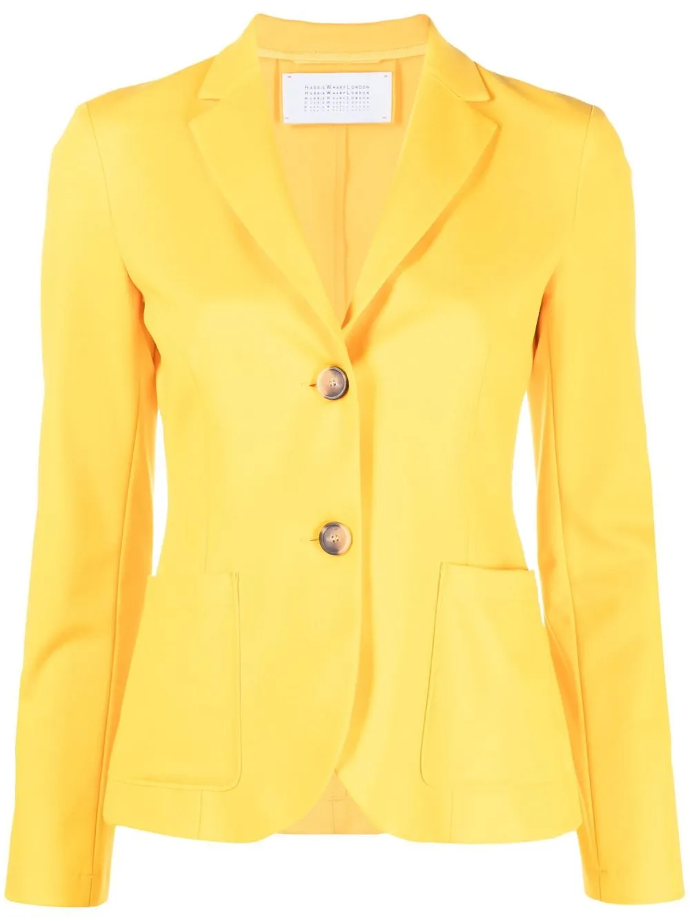 

Harris Wharf London blazer con botones - Amarillo