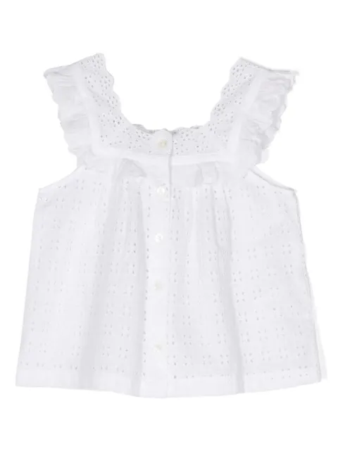 Bellerose blusa Hoppers con bordado inglés