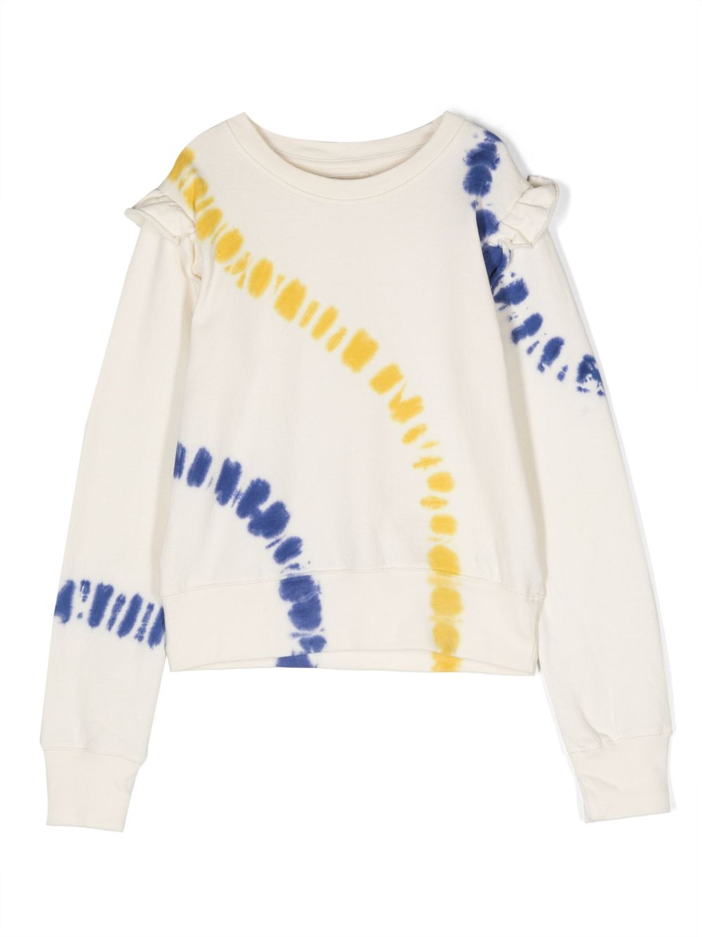 Bellerose Candy tie-dye print sweatshirt - White