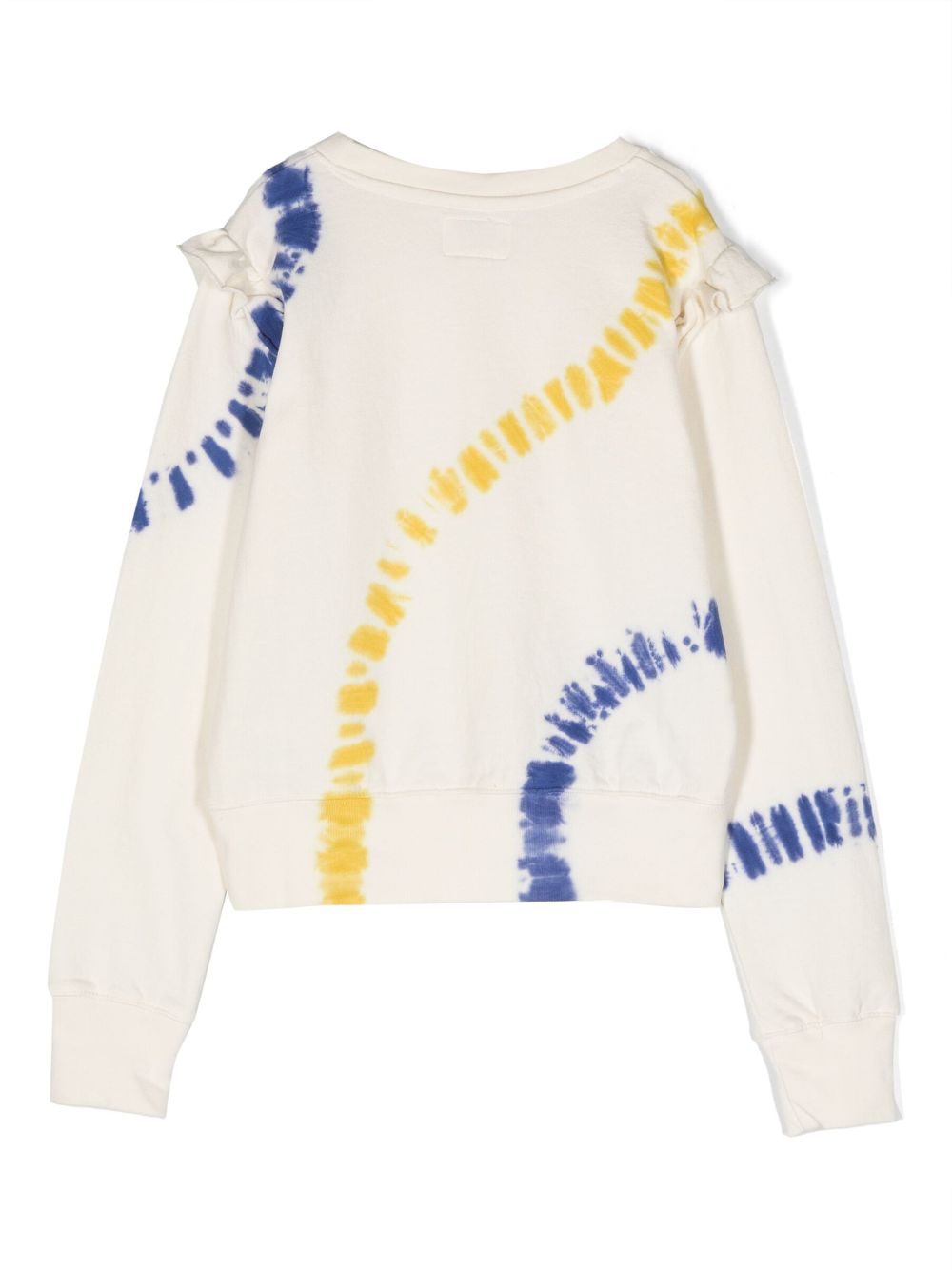 Bellerose Sweater met tie-dye print - Wit