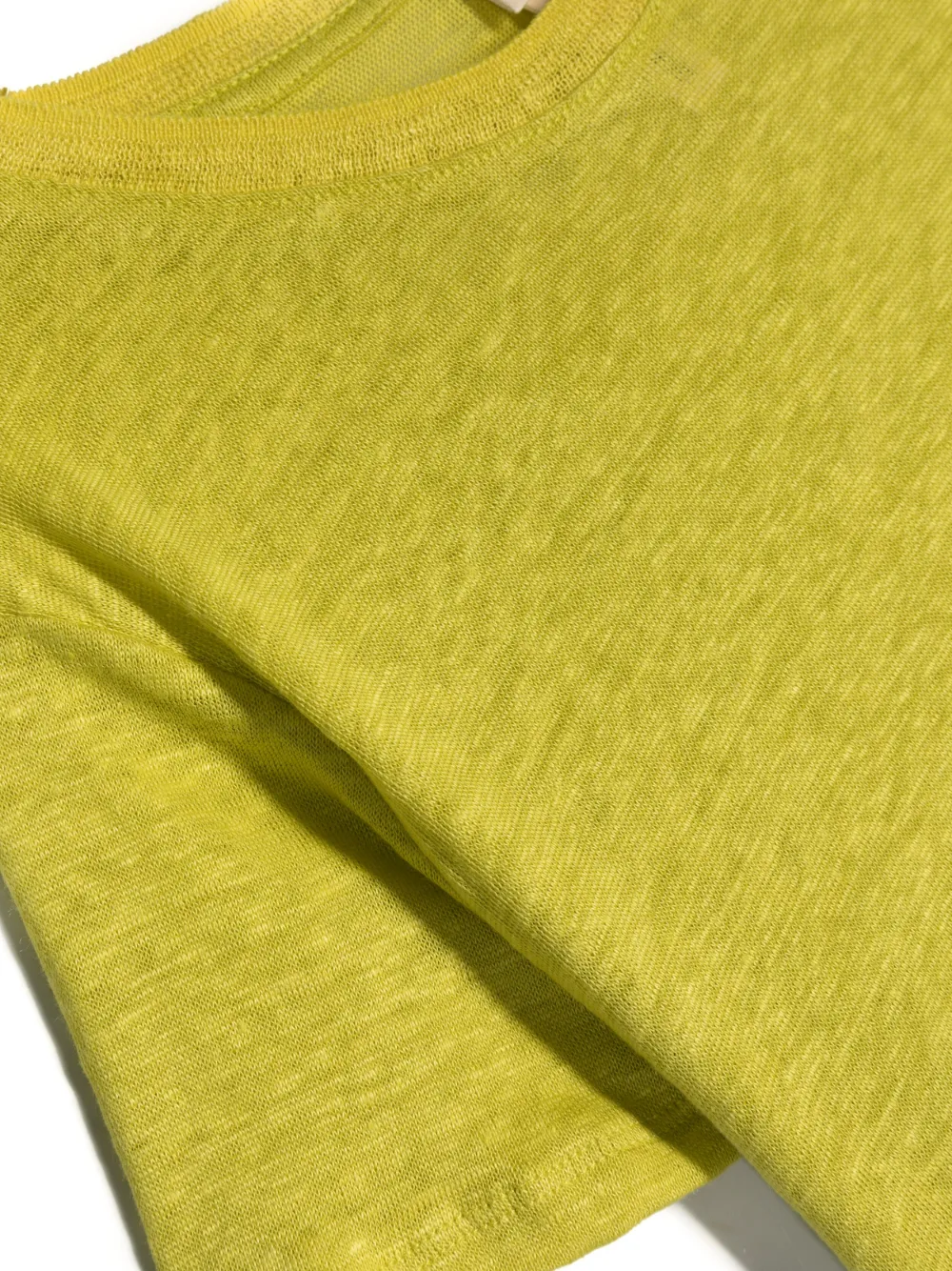Bellerose Linnen T-shirt Geel