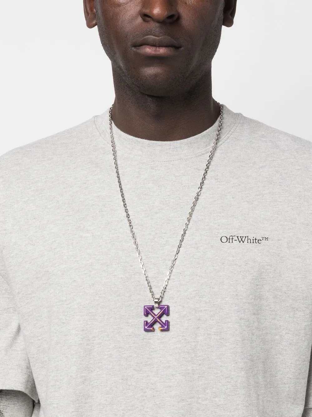 off white arrows necklace