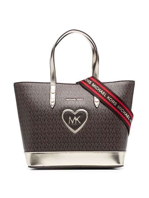 Michael Kors Kids 올오버 모노그램 패턴 토트 백