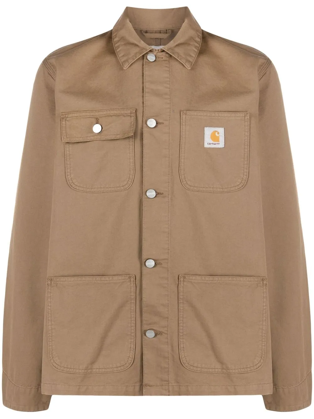 

Carhartt WIP logo-patch jacket - Brown