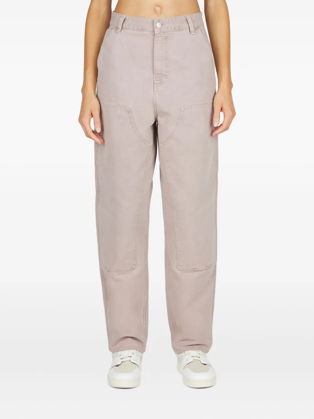 Carhartt WIP Cargo broek met opgestikte zakken Beige