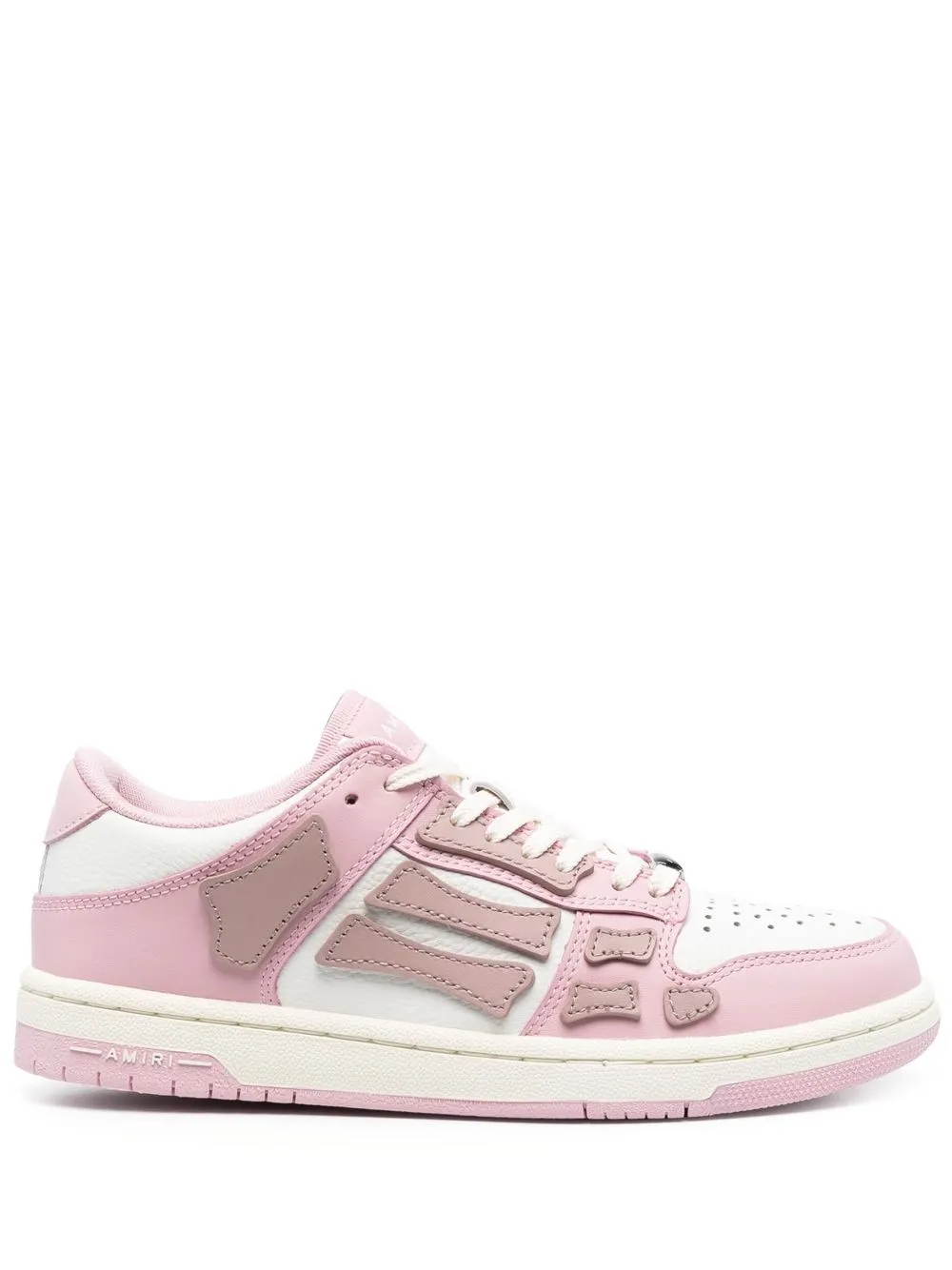

AMIRI tenis bajos Skel Top - Rosado