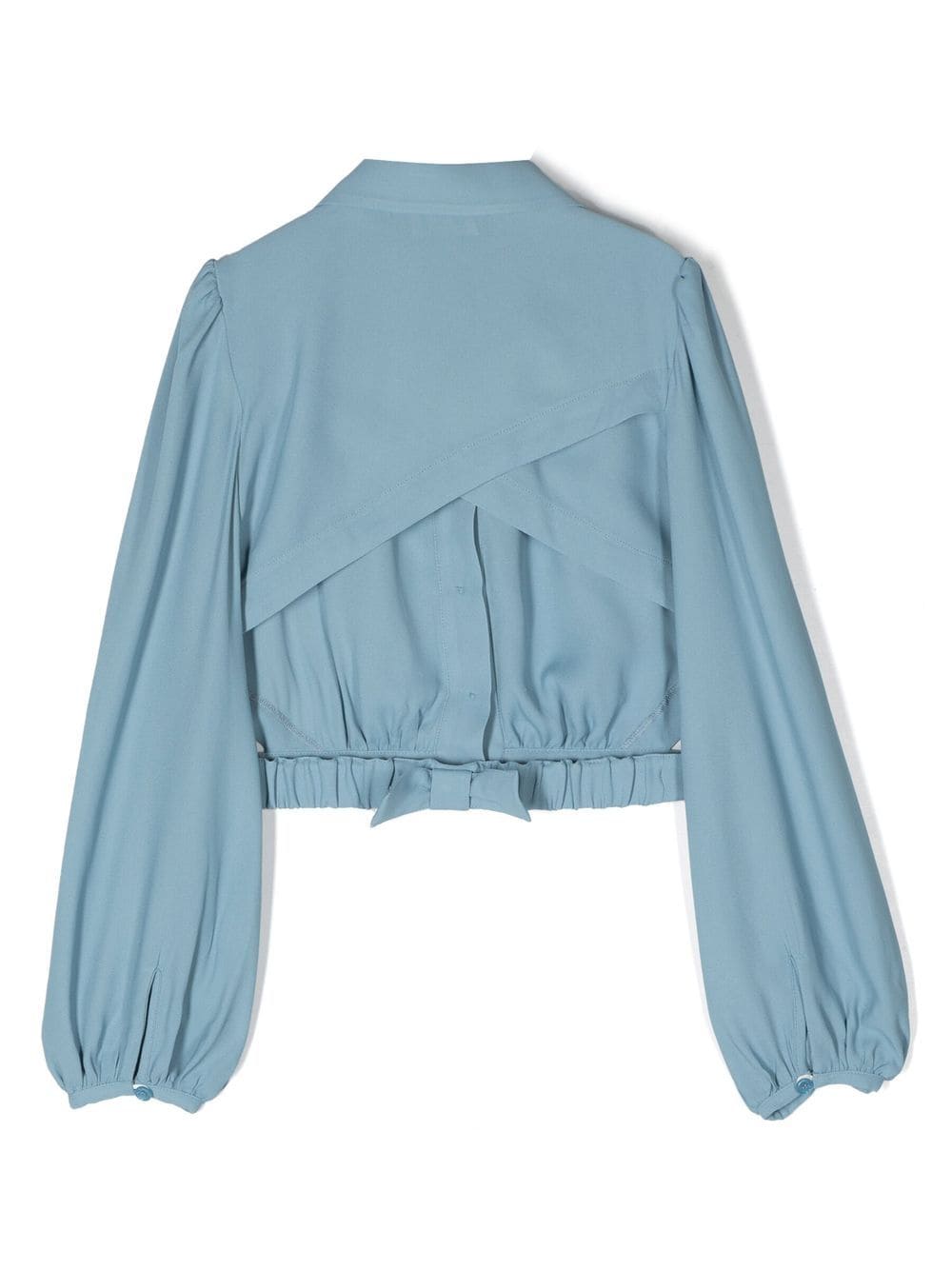 Elisabetta Franchi La Mia Bambina Top met lange mouwen - Blauw