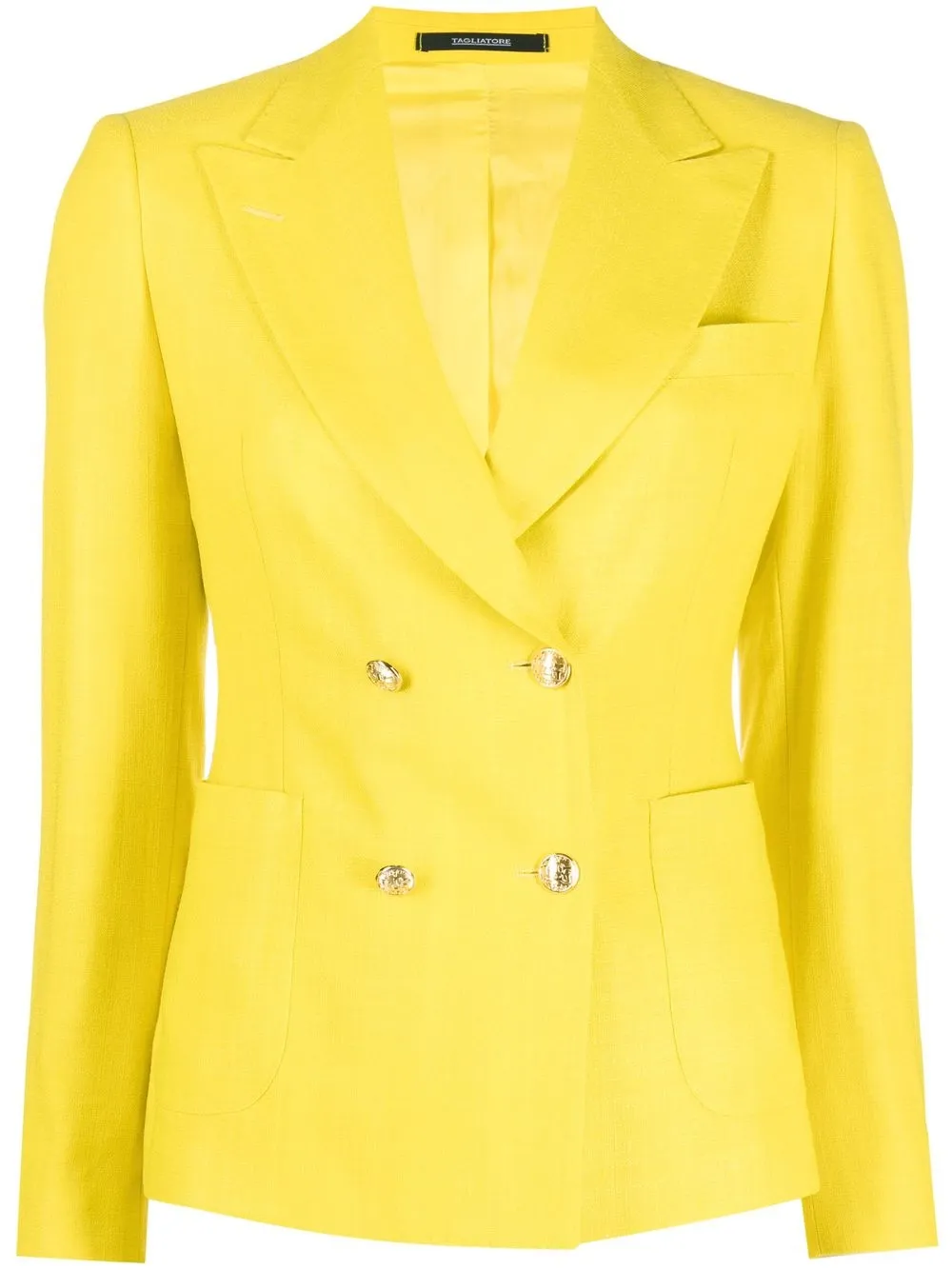 

Tagliatore blazer con doble botonadura - Amarillo
