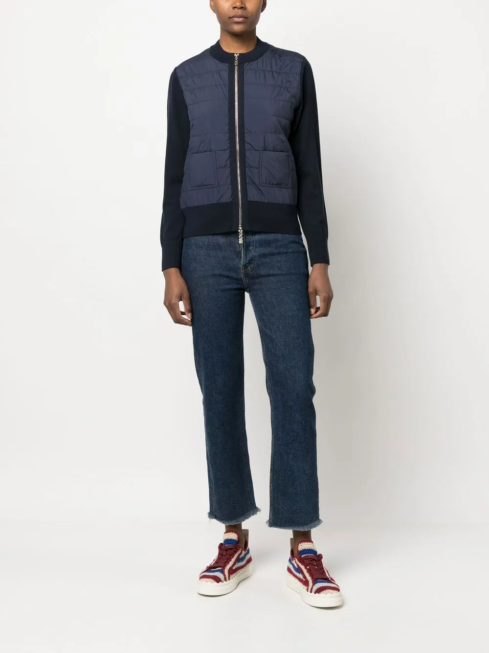 BOSS Gewatteerd jack - Blauw