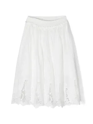 White skater deals skirt juniors