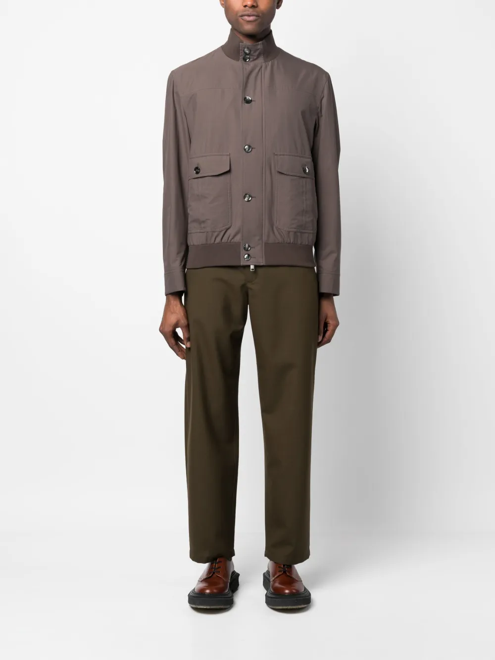 Brioni Jack met klepzak - Bruin