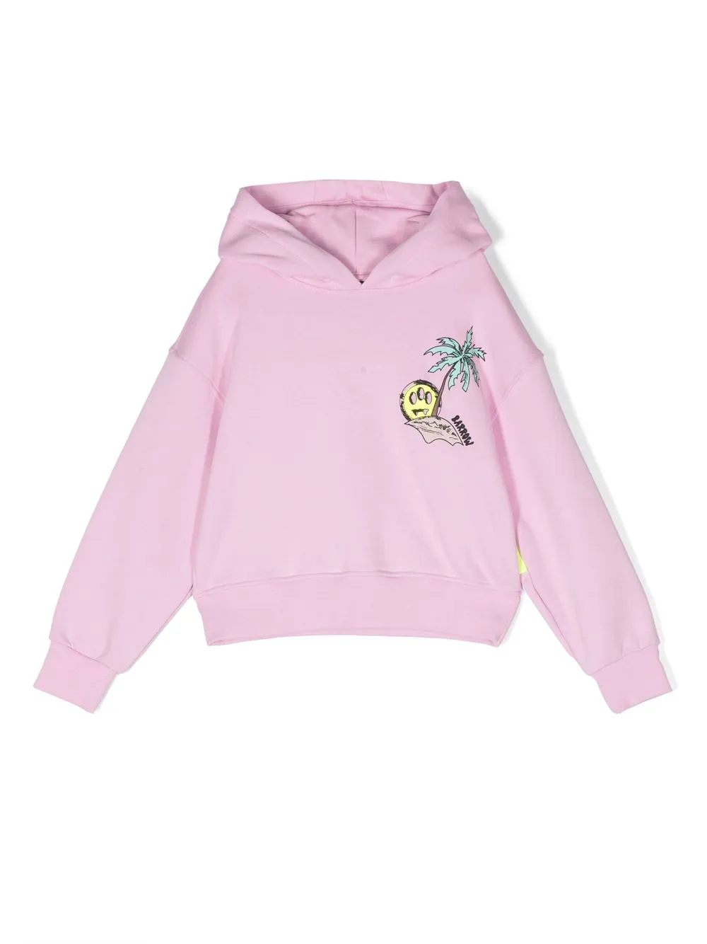 

Barrow kids graphic-print pullover hoodie - Pink