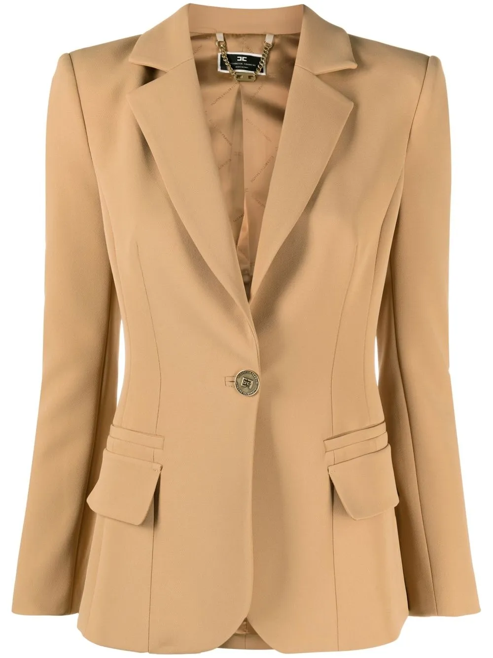 

Elisabetta Franchi single-breasted blazer - Brown