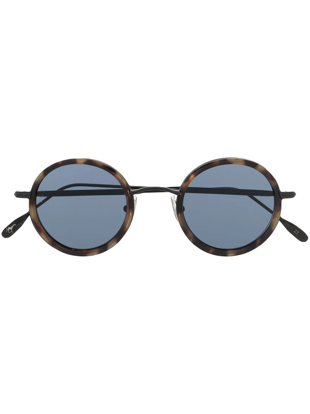 L.G.R tortoiseshell round-frame sunglasses - Brown