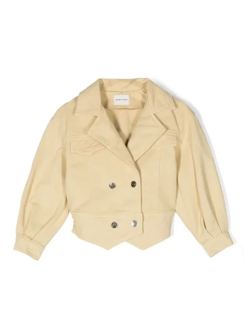 THE NEW SOCIETY double-breasted denim jacket
