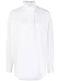 Alexander McQueen ruffled cotton shirt - White