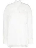 Ermanno Scervino corded-lace long-sleeve shirt - White