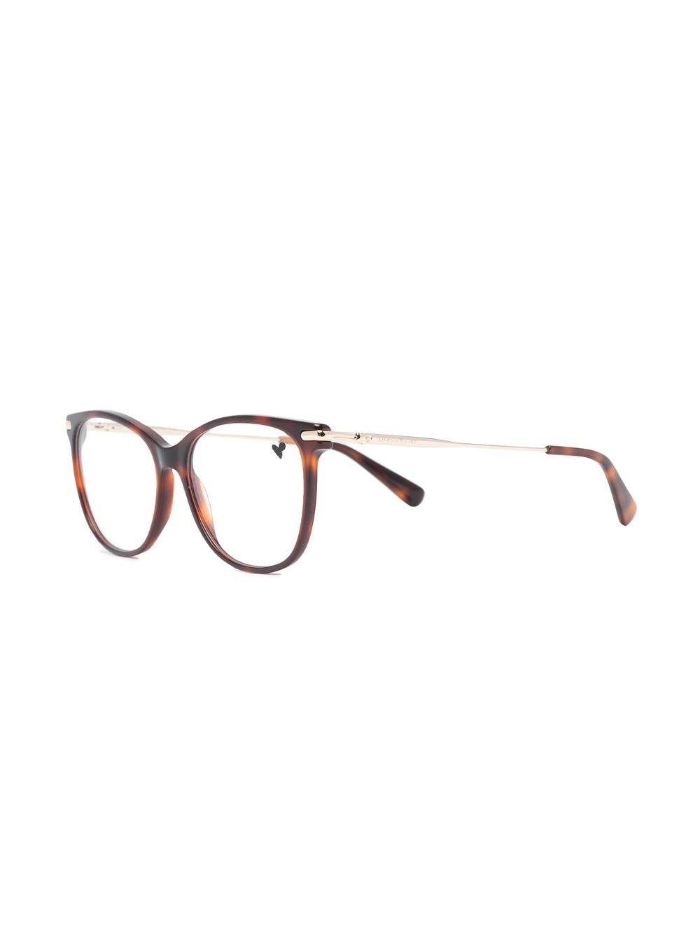 Longchamp metal-detail rectangle-frame Glasses - Farfetch