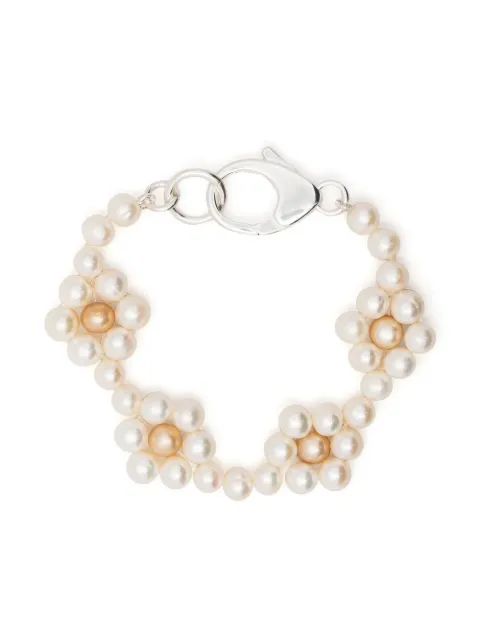 Hatton Labs pearl-embellished detail bracelet