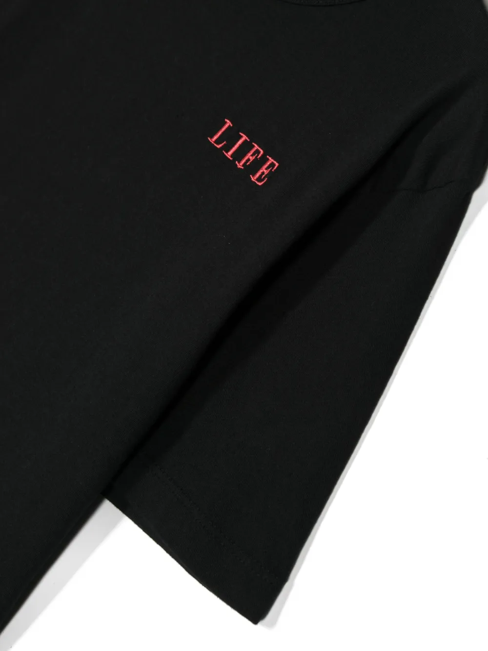 Bellerose T-shirt met print Zwart