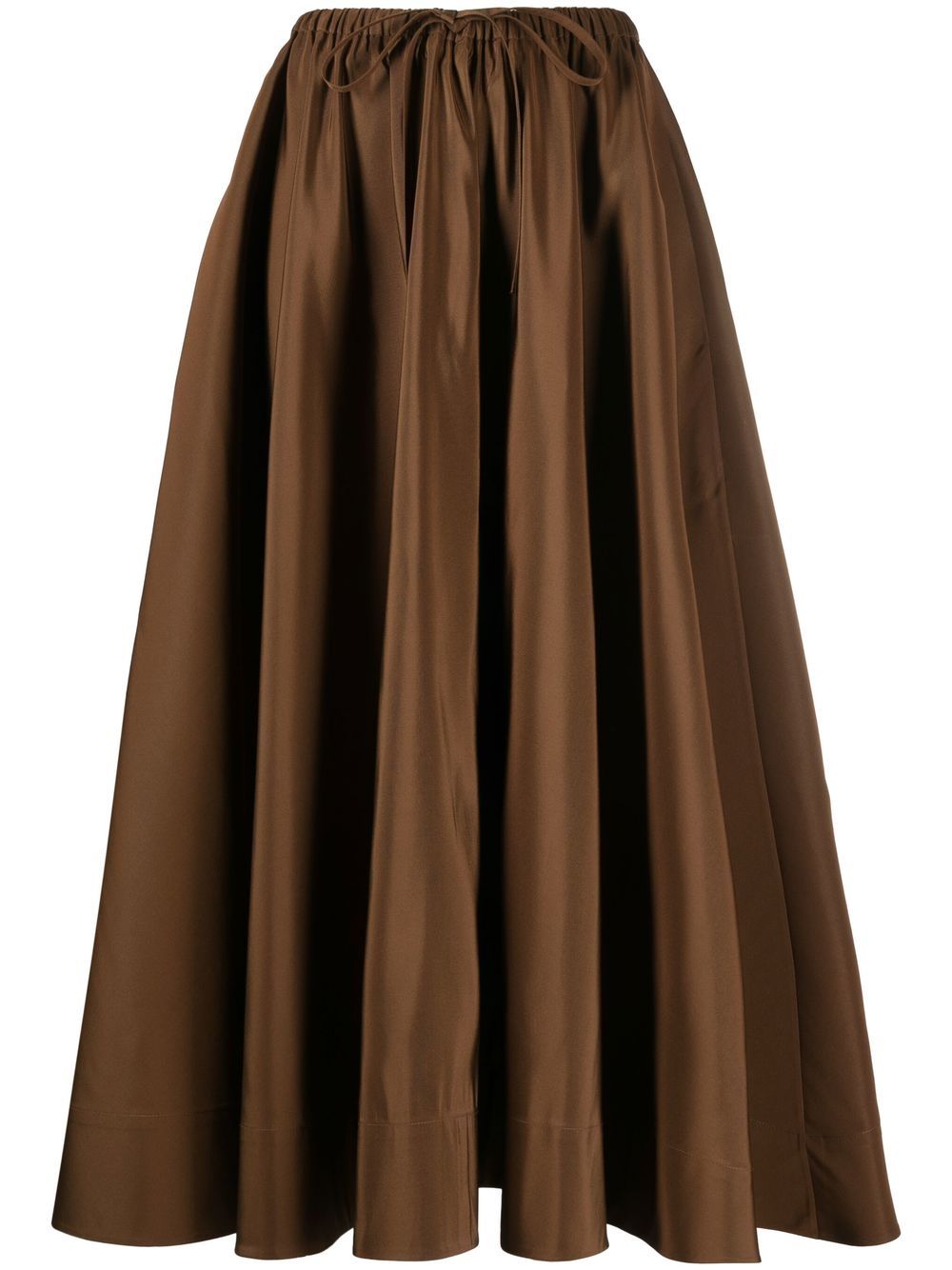 

Valentino A-line drawstring-waist skirt - Brown