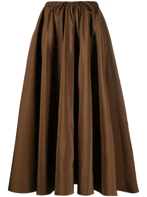 Valentino A-line drawstring-waist skirt
