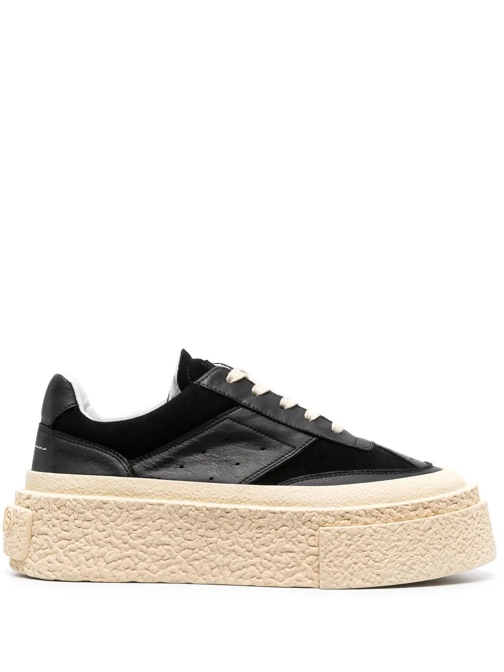 

MM6 Maison Margiela panelled low-top sneakers - Black