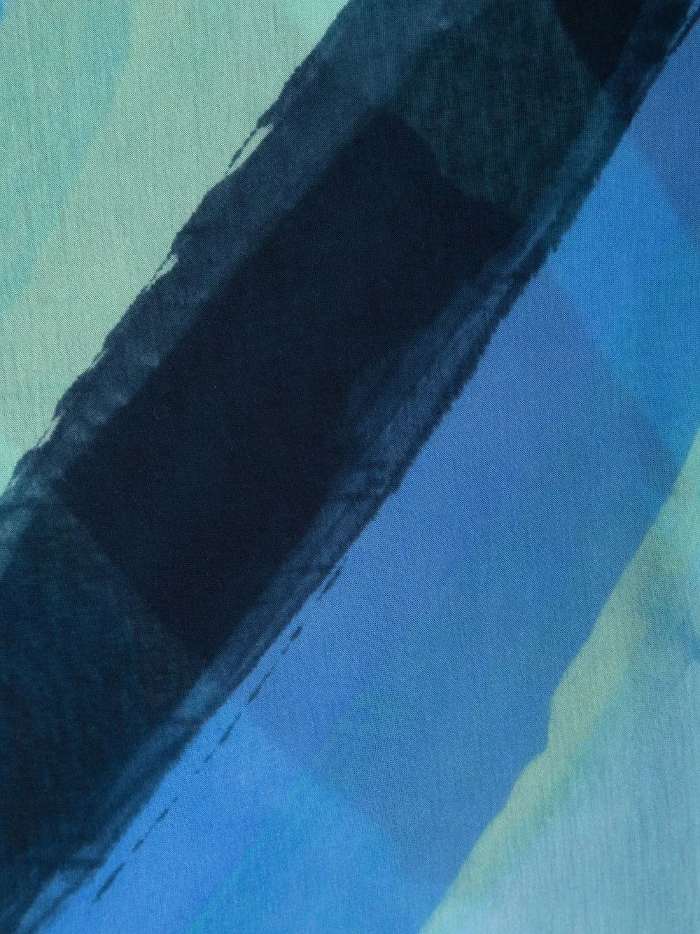 Faliero Sarti Sjaal met print - Blauw