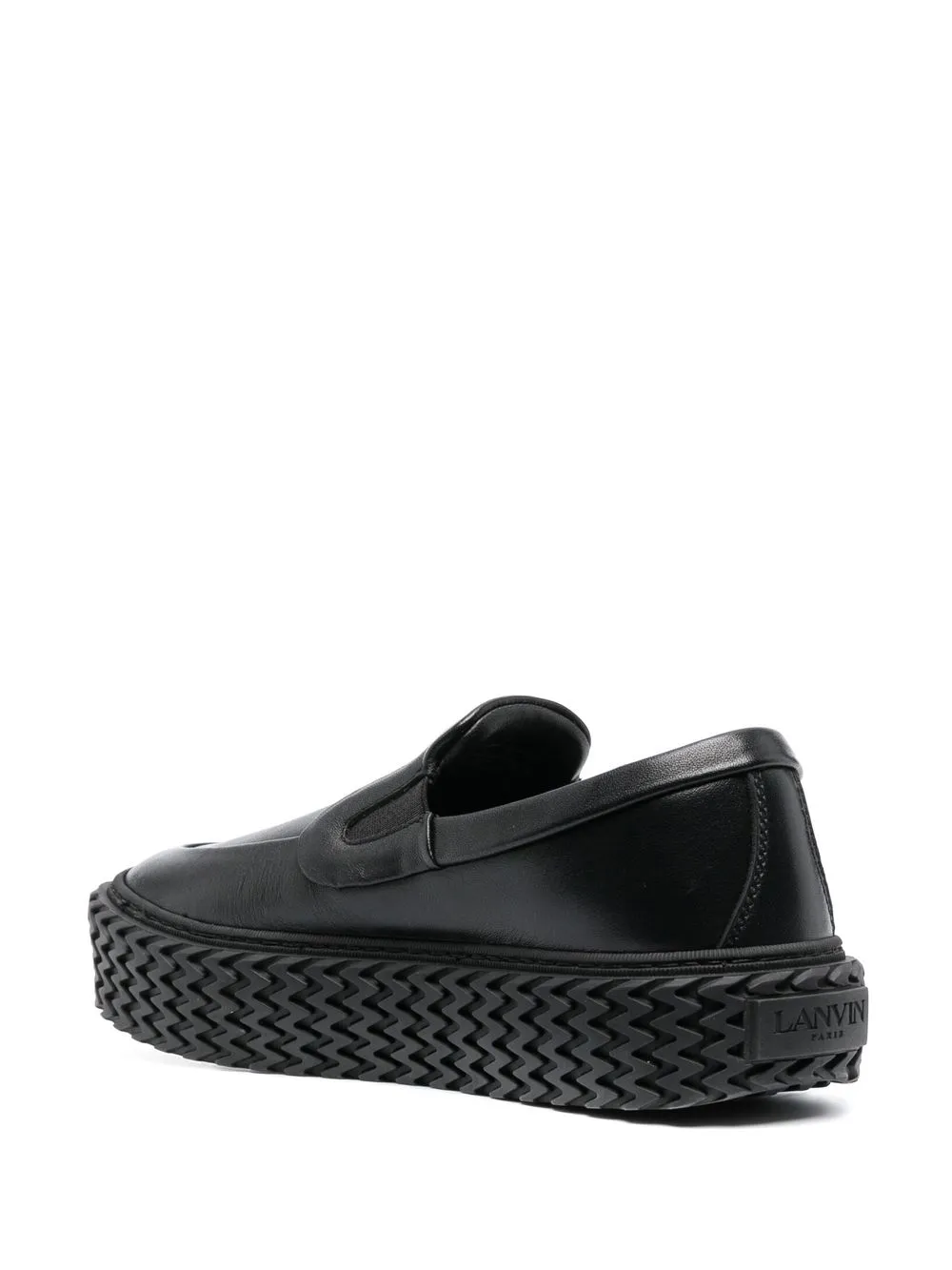Lanvin Curbies Slip-on Sneakers In Schwarz