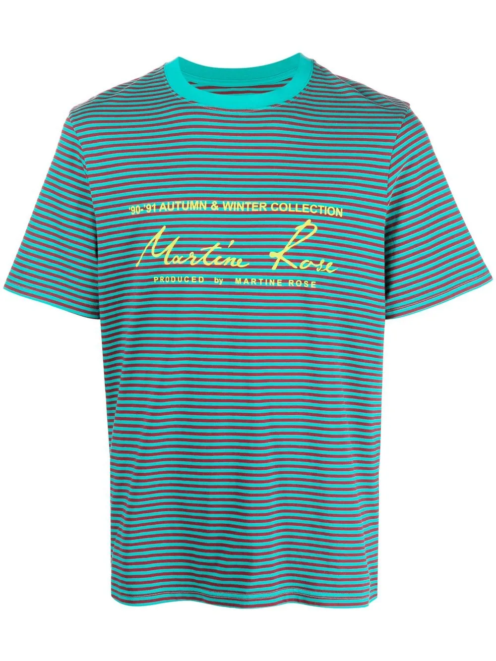 

Martine Rose logo-print short-sleeved T-shirt - Verde