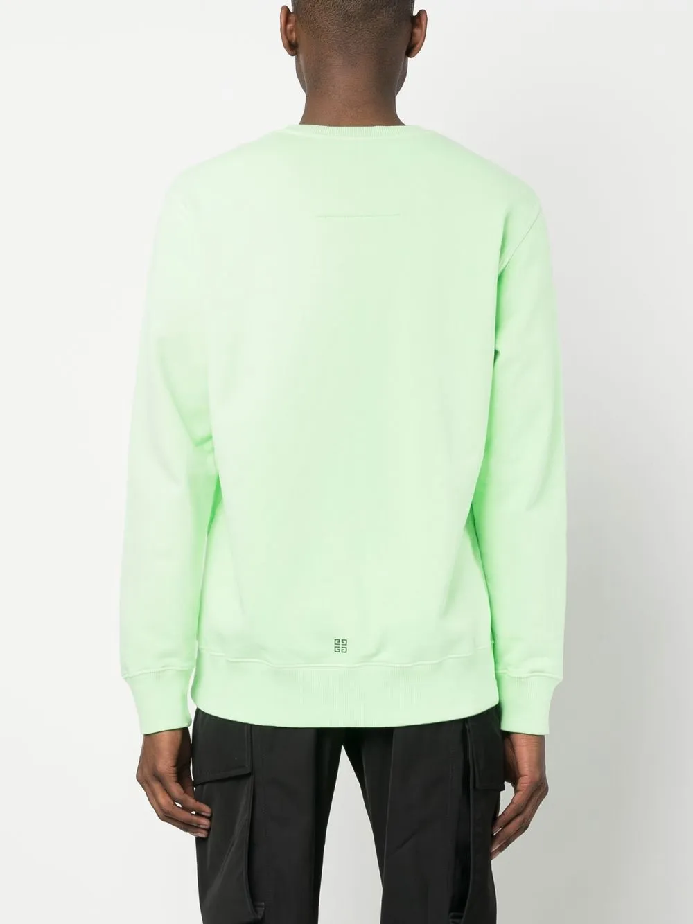 Givenchy Sweater met logoprint Groen