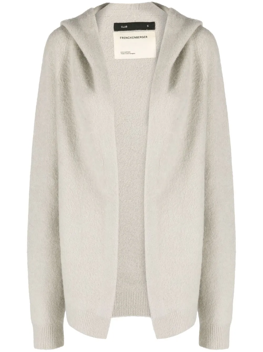 

Frenckenberger cashmere hooded cardigan - Grey