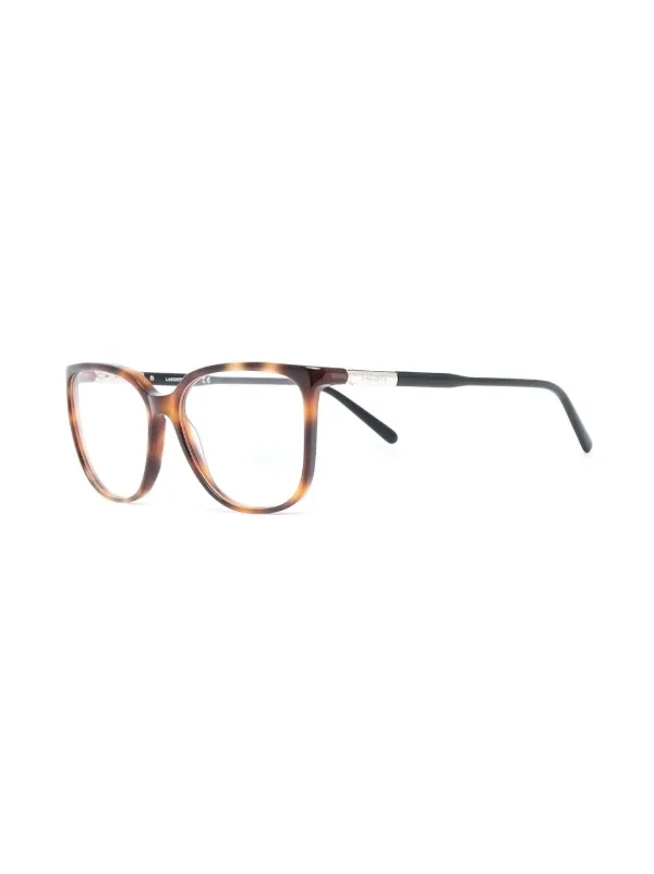 Lacoste tortoise eyeglasses store