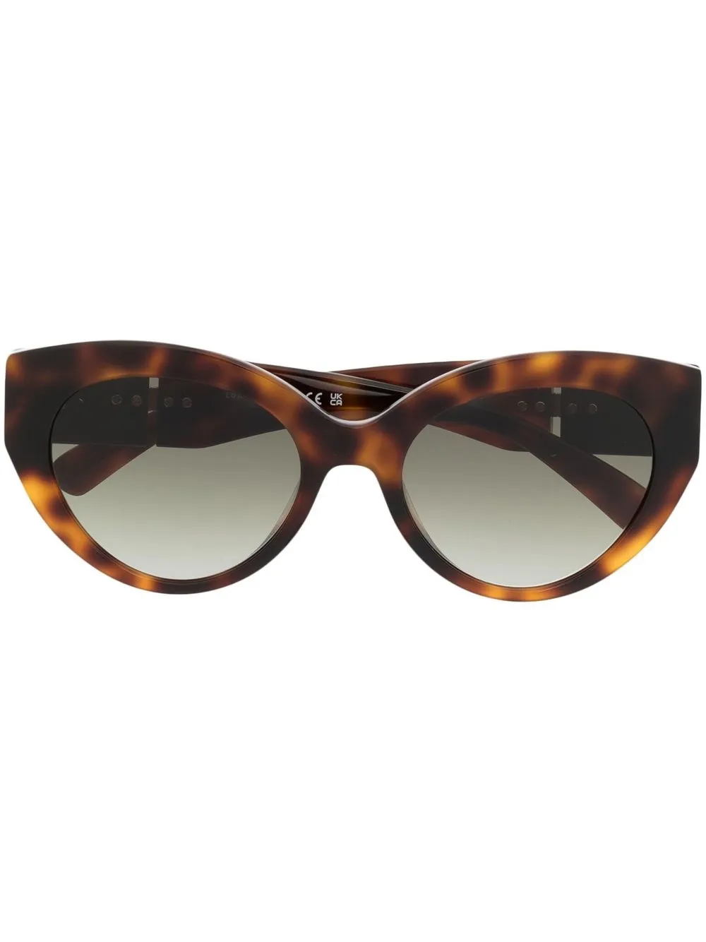 

Longchamp lentes de sol con armazón cat eye estilo carey - Marrón