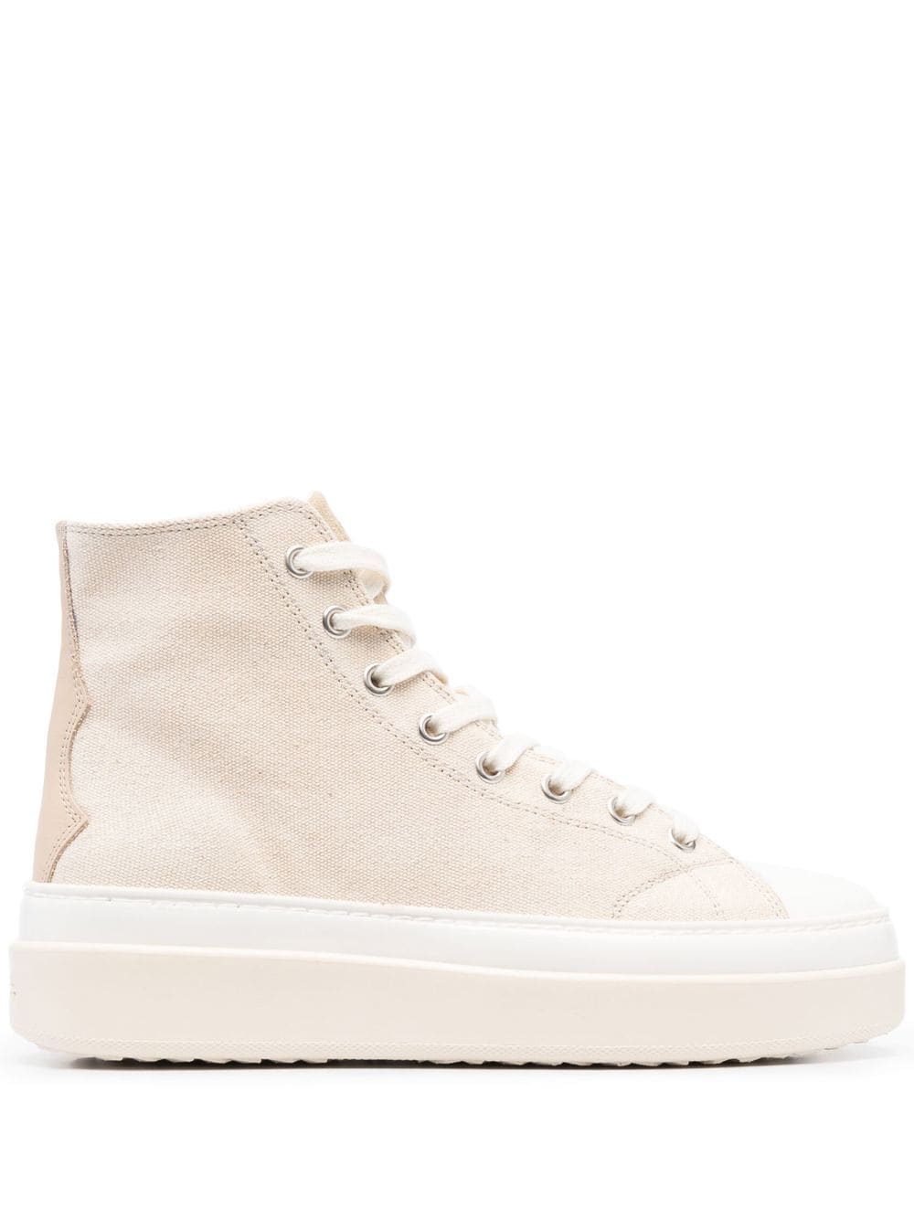 Isabel Marant Lace-up High-top Sneakers In 中性色