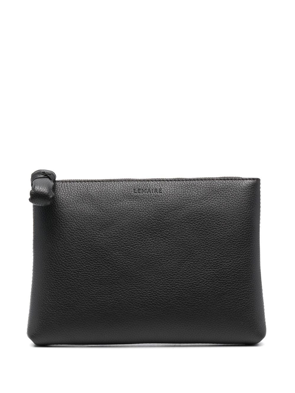 LEMAIRE logo-debossed Leather Clutch Bag - Farfetch