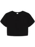 RE/DONE short-sleeve cropped T-shirt - Black