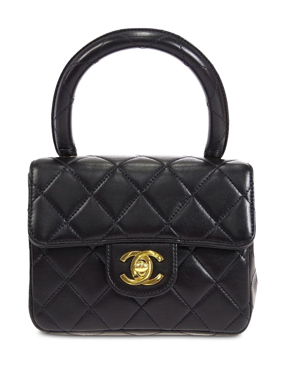 

CHANEL Pre-Owned 1992 mini Classic Flap top-handle bag - Black