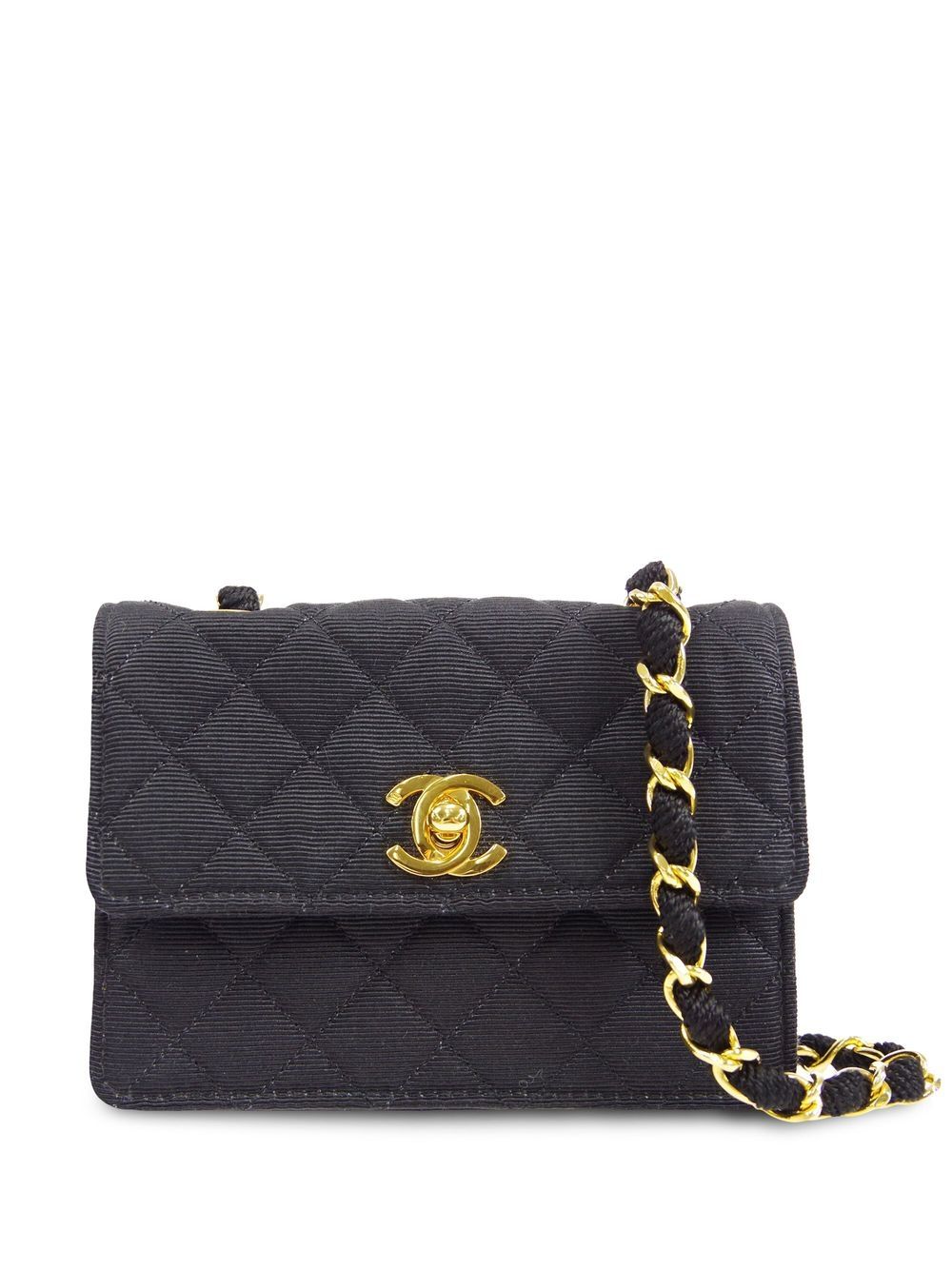 

CHANEL Pre-Owned 1990 CC Turn-lock shoulder bag - Black