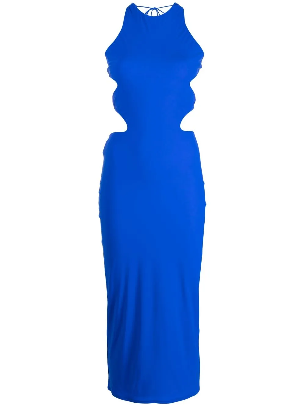 

Amazuìn cut-out backless long dress - Blue