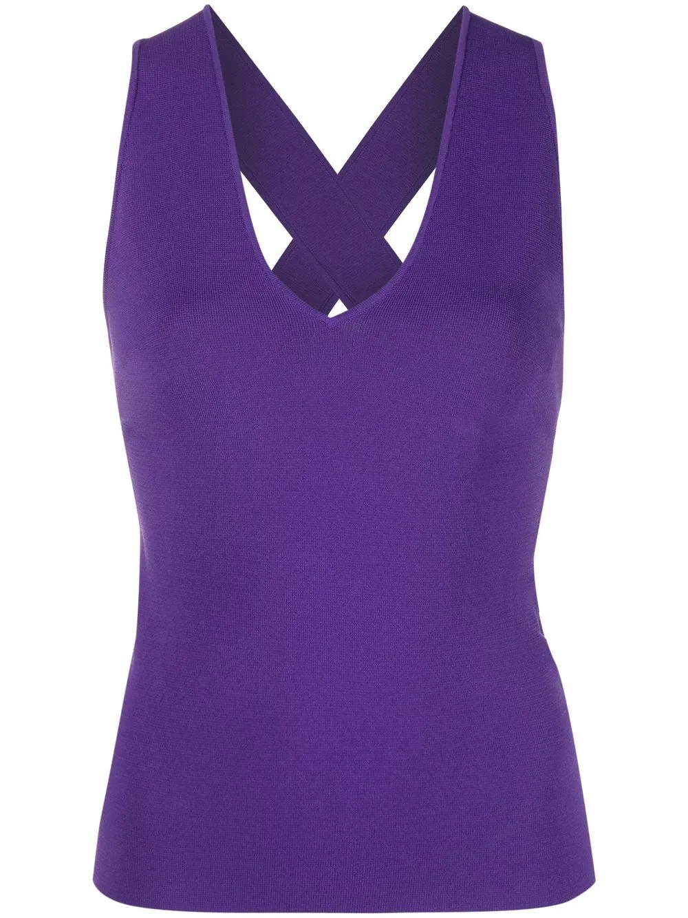 

P.A.R.O.S.H. crossover-strap detail top - Purple