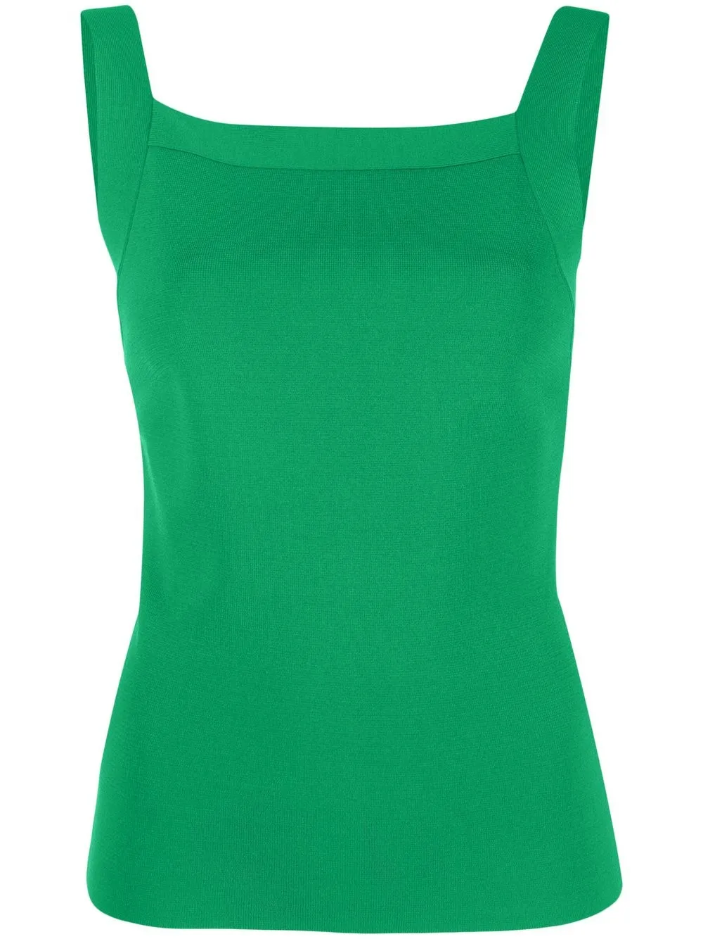 

P.A.R.O.S.H. square-neck detail top - Green